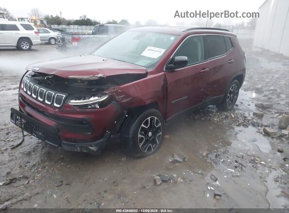 3C4NJDBBXNT118592 2022 JEEP COMPASS Red Передня ліва чверть
