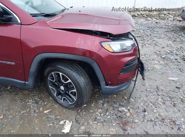 3C4NJDBBXNT118592 2022 JEEP COMPASS Red 