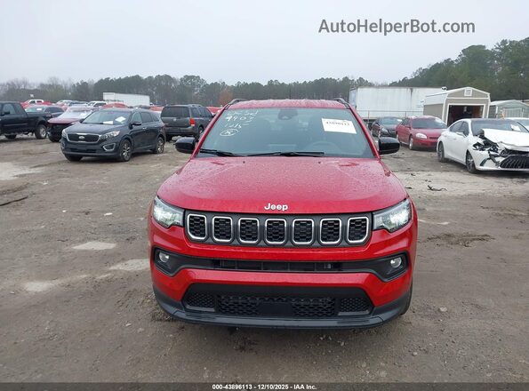 3C4NJDBN7ST579903 2025 JEEP COMPASS Red Widok zestawu wskaźników