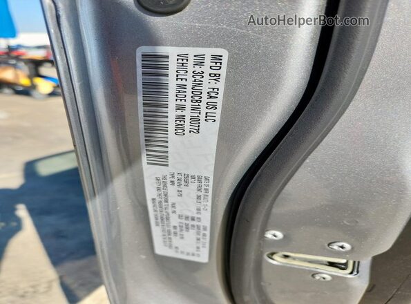 3C4NJDCB1NT100772 2022 JEEP COMPASS Серый Вид наклейки с VIN-кодом