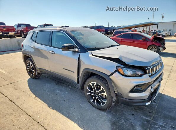 3C4NJDCB1NT100772 2022 JEEP COMPASS Серый Передняя правая четверть