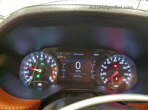 3C4NJDCB1NT153813 2022 JEEP COMPASS Gray Instrument cluster view