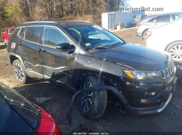 3C4NJDCB1NT189520 2022 JEEP COMPASS Black Вид задньої частини салону