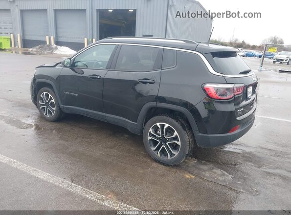 3C4NJDCB4NT108509 2022 JEEP COMPASS Black უკანა მარცხენა
