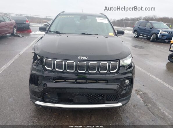 3C4NJDCB4NT108509 2022 JEEP COMPASS Black ხელსაწყოთა პანელის ხედი