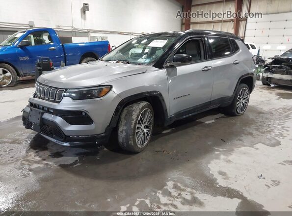 3C4NJDCB9NT161996 2022 JEEP COMPASS Gray Передня ліва чверть
