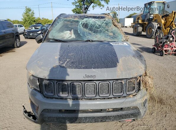 3C4NJDDB0MT602590 2021 JEEP COMPASS Gray Vista frontal