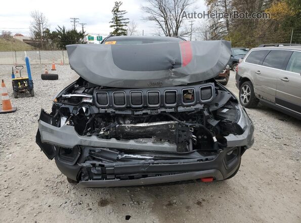 3C4NJDDBXNT105466 2022 JEEP COMPASS Gray Vista frontal