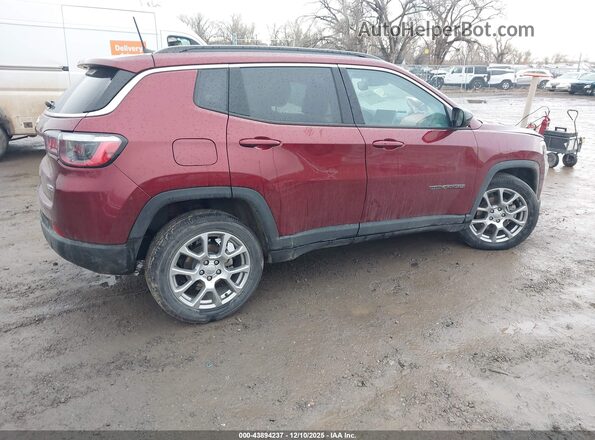 3C4NJDFB7NT118446 2022 JEEP COMPASS Maroon Задня права чверть