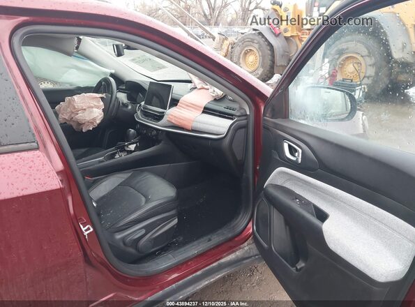 3C4NJDFB7NT118446 2022 JEEP COMPASS Maroon Вид салону спереду