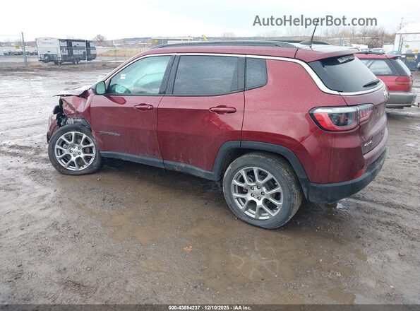 3C4NJDFB7NT118446 2022 JEEP COMPASS Maroon Задня ліва чверть