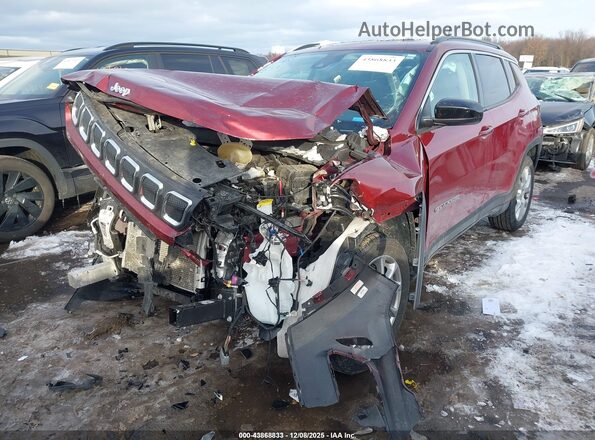 3C4NJDFBXNT183064 2022 JEEP COMPASS Красный Вид спереди