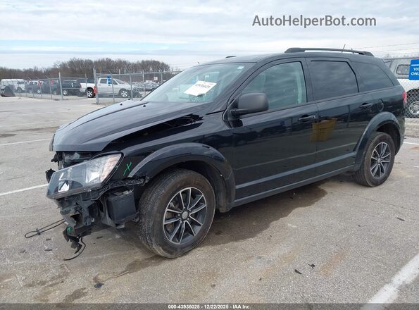 3C4PDCAB2HT707216 2017 DODGE JOURNEY Black Առջևի ձախ երեք քառորդ տեսարան