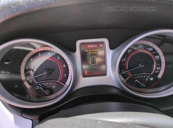 3C4PDCAB3LT207316 2020 DODGE JOURNEY White Вид щитка приладів