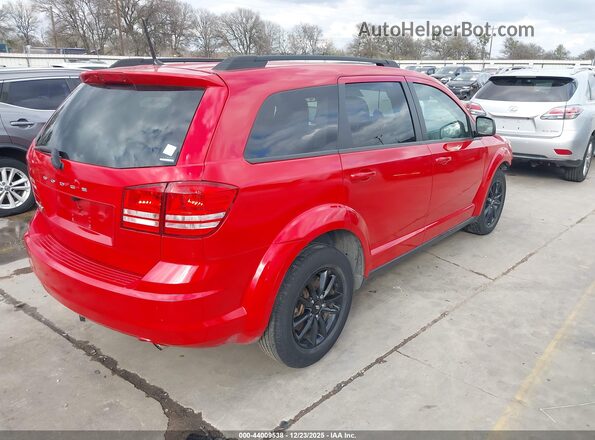 3C4PDCAB5LT278114 2020 DODGE JOURNEY Red Rear right