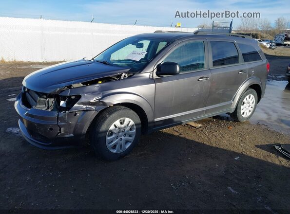 3C4PDCAB6LT220593 2020 DODGE JOURNEY Gray Առջևի ձախ երեք քառորդ տեսարան
