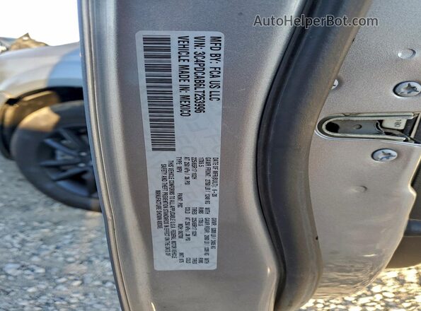 3C4PDCAB6LT253996 2020 DODGE JOURNEY Silver VIN կոդի պիտակի տեսք