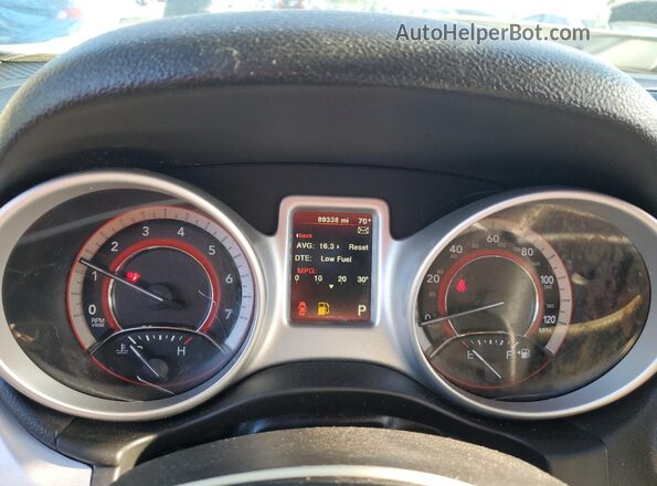 3C4PDCAB9LT251174 2020 DODGE JOURNEY White Vista del cuadro de instrumentos