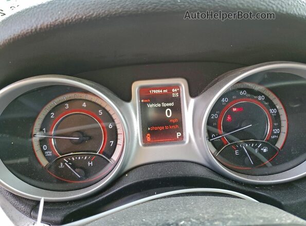 3C4PDCBG7HT509905 2017 DODGE JOURNEY Gray Вид щитка приладів