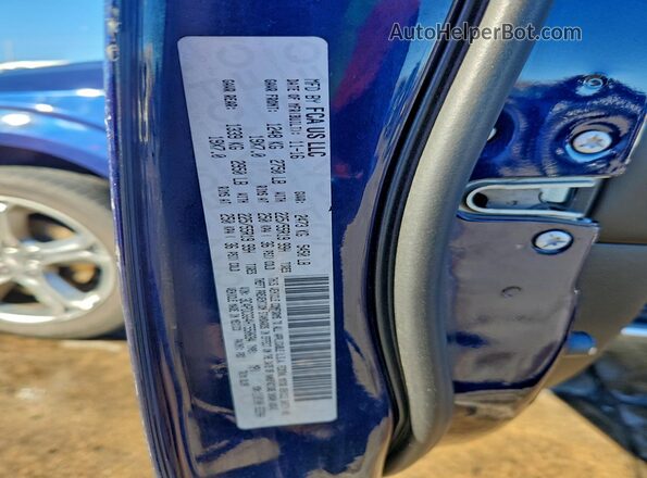 3C4PDCGG4HT550694 2017 DODGE JOURNEY Blue Widok naklejki z numerem VIN
