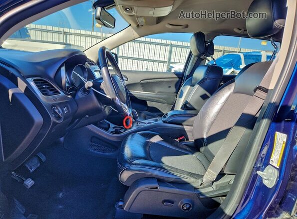 3C4PDCGG4HT550694 2017 DODGE JOURNEY Blue Widok wnętrza z przodu