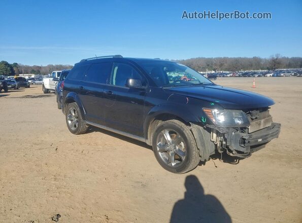 3C4PDCGG6HT590081 2017 DODGE JOURNEY Черный Передняя правая четверть