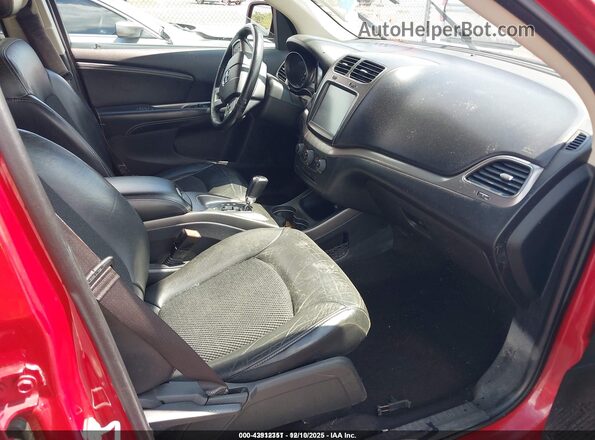 3C4PDCGG6KT717502 2019 DODGE JOURNEY Красный Вид салона спереди
