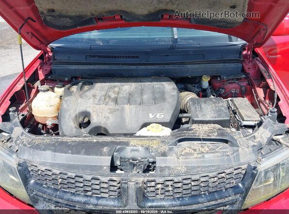 3C4PDCGG6KT717502 2019 DODGE JOURNEY Красный Вид сзади