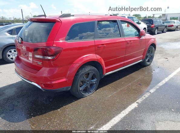 3C4PDCGG6KT717502 2019 DODGE JOURNEY Красный Задняя правая четверть