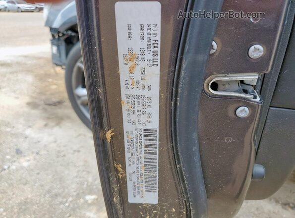 3C4PDCGG7JT166611 2018 DODGE JOURNEY Charcoal VIN კოდის სტიკერის ხედი