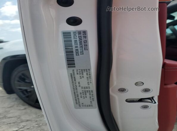 3C4RJNAK7RT177873 2024 JEEP WAGONEER White VIN კოდის სტიკერის ხედი