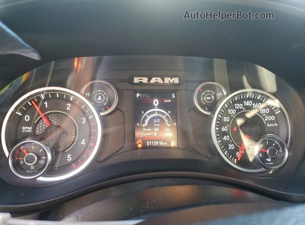 3C63RPGL6RG358070 2024 RAM 3500 Black Widok zestawu wskaźników