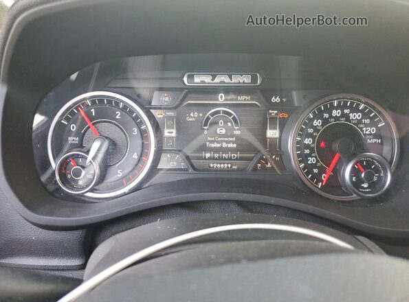 3C63RRGL5NG414697 2022 RAM 3500 White Вид щитка приладів