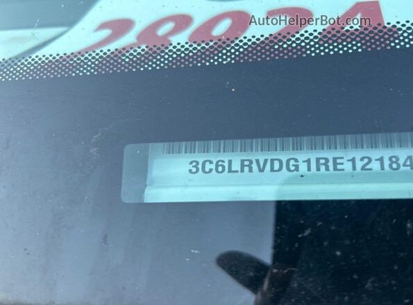 3C6LRVDG1RE121848 2024 RAM PROMASTER 2500  Widok naklejki z numerem VIN