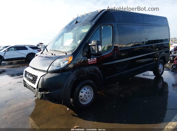 3C6LRVDG7NE111481 2022 RAM PROMASTER 2500 Black წინა მარცხენა ხედი სამი მეოთხედიდან