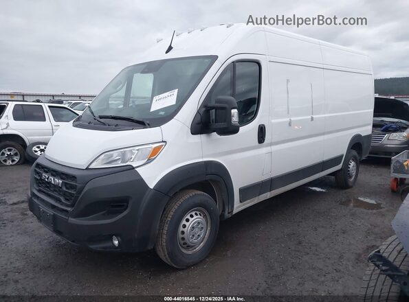 3C6LRVDGXSE507531 2025 RAM PROMASTER 2500 White წინა მარცხენა ხედი სამი მეოთხედიდან