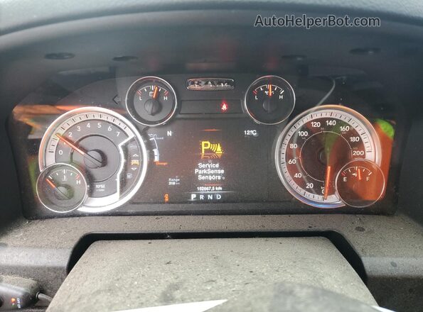 3C6RR7KT6NG331222 2022 RAM 1500 Black Instrument cluster view