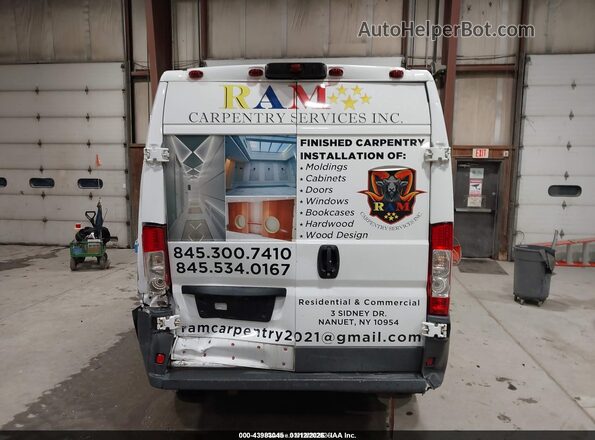 3C6TRVCG6JE112648 2018 RAM PROMASTER 2500 White წინა ხედი
