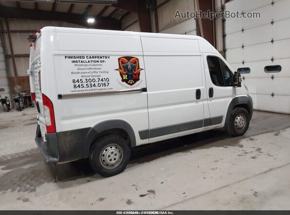 3C6TRVCG6JE112648 2018 RAM PROMASTER 2500 White უკანა მარჯვენა