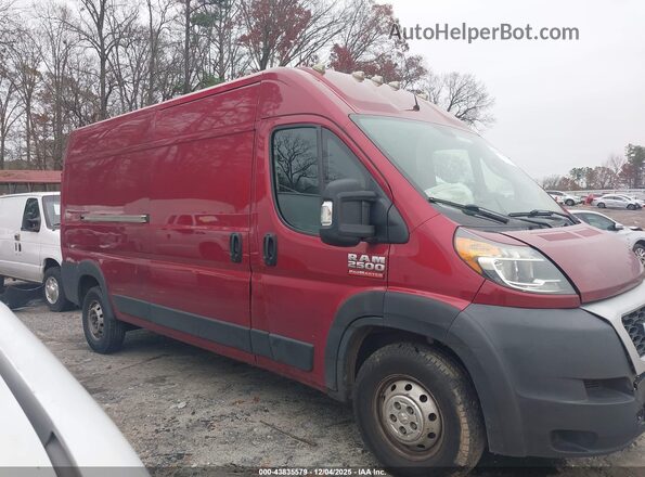 3C6TRVDG5LE135033 2020 RAM PROMASTER 2500 Red Vista interior trasera