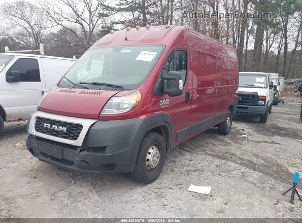 3C6TRVDG5LE135033 2020 RAM PROMASTER 2500 Red Vista tres cuartos delantera izquierda
