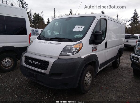 3C6TRVNG8LE125529 2020 RAM PROMASTER 1500 White Առջևի ձախ երեք քառորդ տեսարան