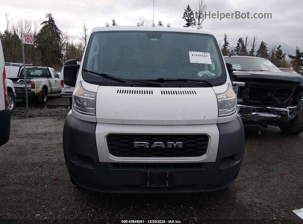 3C6TRVNG8LE125529 2020 RAM PROMASTER 1500 White Սարքավորումների վահանակի տեսք