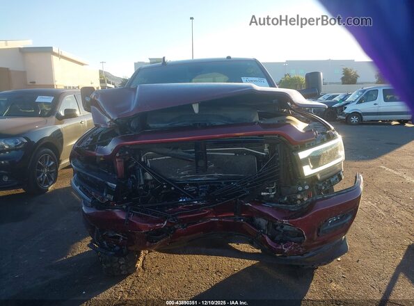 3C6UR5FL4NG280814 2022 RAM 2500 Maroon ხელსაწყოთა პანელის ხედი