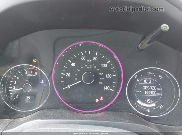 3CZRU5H19LM704554 2020 HONDA HR-V Красный Вид задних сидений