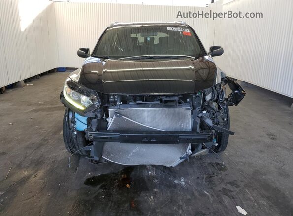 3CZRU6H10NM757751 2022 HONDA HR-V Black Vista de la etiqueta del VIN
