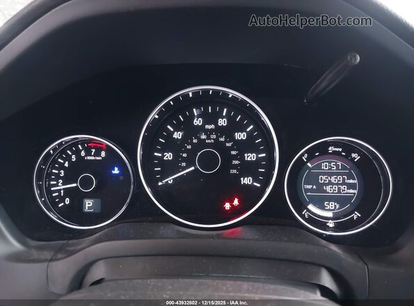 3CZRU6H10NM774971 2022 HONDA HR-V Blue უკანა სავარძლების ხედი