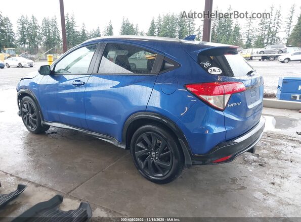 3CZRU6H10NM774971 2022 HONDA HR-V Blue უკანა მარცხენა