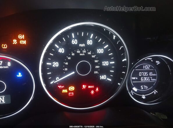3CZRU6H18LM727278 2020 HONDA HR-V White უკანა სავარძლების ხედი