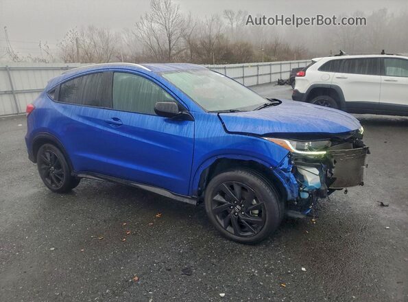 3CZRU6H19MM738369 2021 HONDA HR-V Blue 